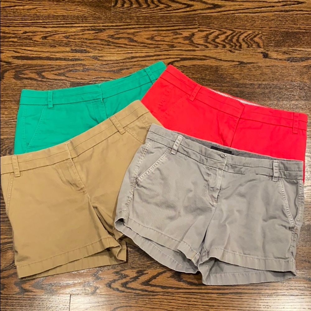 J. Crew Chino Shorts size 6 Bundle